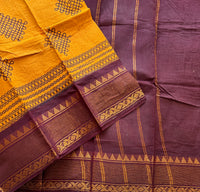 Karala Sungudi saree with Kolam