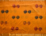 Cheriyal dolls on handwoven Mangalgiri cotton saree - The Maggam Collective