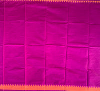 Glam glow - purple Mangalgiri with orange border