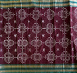 Varsha Kolam block prints Chettinad cotton saree
