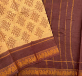 Rathna hand printed Sungudi saree with Kolam