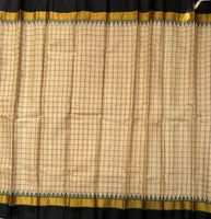 Thangam Handwoven Gadwal cotton-silk with checks