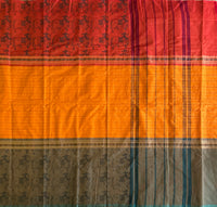 Mriduhasini Kanchi cotton muppangu / mubbagam saree Pichwai printed