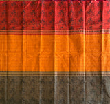 Mriduhasini Kanchi cotton muppangu / mubbagam saree Pichwai printed