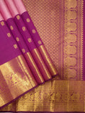 I’m a Barbie girl handwoven pure silk Kanjivaram saree