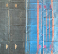 Moonlit Masinagudi - handwoven silk Chinnalampattu