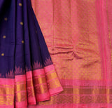 Urvashi Handwoven Gadwal cotton-silk