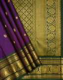 Ga ग Madhumalati handwoven pure silk Kanjivaram