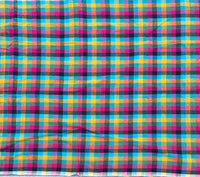 Kalakshetra Multi coloured checks Bhujodi