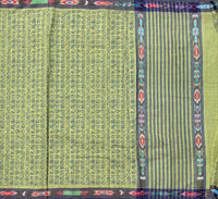 Gargi Tamil script handloom saree