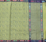 Gargi Tamil script handloom saree