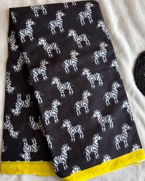 mul cotton saree with blouse