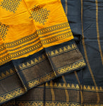 Amareshvari Sungudi saree with Kolam