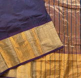 Kaalakhatta handwoven Venkatagiri cotton saree - The Maggam Collective