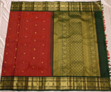 Pa पा Senthamarai handwoven pure silk Kanjivaram