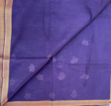 Where we begin parijat embroidery on handwoven cotton Mangalgiri with Nizam border - The Maggam Collective