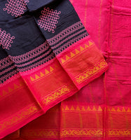 Vachya Sungudi saree with Kolam