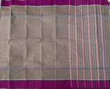 Omana handwoven Narayanpet cotton saree - The Maggam Collective