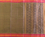 Amudini Kanchi cotton saree annapakshi Rudraksha motifs