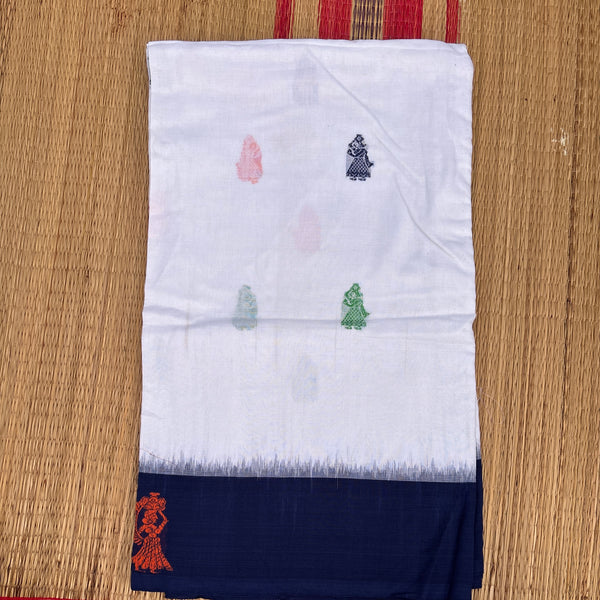 Swetha handwoven Siddipet gollabhama saree