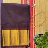 Kaalakhatta handwoven Venkatagiri cotton saree - The Maggam Collective