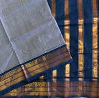 Neelapushpa Handwoven Guntur 120 Count Heritage Cotton Saree