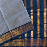 Neelapushpa Handwoven Guntur 120 Count Heritage Cotton Saree