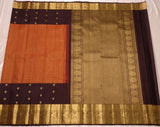 Kanjalochana handwoven pure silk Kanjivaram saree
