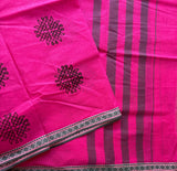 Swarupini Bandarulanka Kora cotton handprinted saree