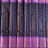 Tripura dancer border zari Kattam Sungudi saree with blouse