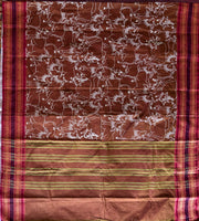 Kamini Chettinad cotton saree Pichwai printed