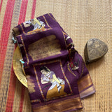 Shringara Bapu Navarasa print on Chennur silk saree