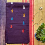 Rathikala handwoven Siddipet gollabhama saree - The Maggam Collective