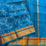 Ditya Venkatagiri saree with kadhi border and cow print