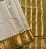 Madhivadhani Handwoven Guntur 120 Count Cotton Saree
