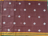 Kannagi Handwoven Venkatagiri saree with embroidered kolams