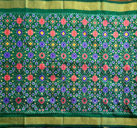 Ratnavali pure silk Rajkot patola Ikat saree