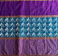 Narasimhi Kanchi cotton muppangu / mubbagam saree Pichwai printed