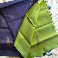 Meenakshi handwoven silk Chinnalampattu with blouse