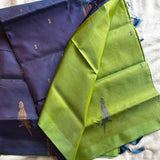 Meenakshi handwoven silk Chinnalampattu with blouse
