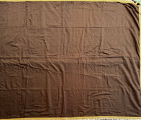 Cocoa Gleam mul cotton plain saree