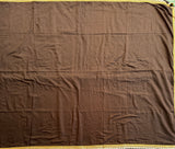 Cocoa Gleam mul cotton plain saree