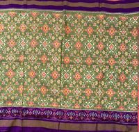 Menaka pure silk Rajkot patola Ikat saree