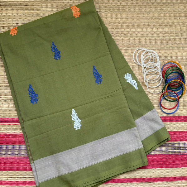 Maidens in Green Gables handwoven Siddipet gollabhama saree