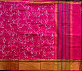 Supriya Venkatagiri saree with kadhi border and cow print