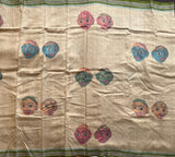 Samasthala Cheriyal dolls on Vidarbha Tussar silk - The Maggam Collective