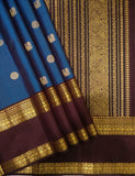 Trikalajna pure silk kanjivaram saree
