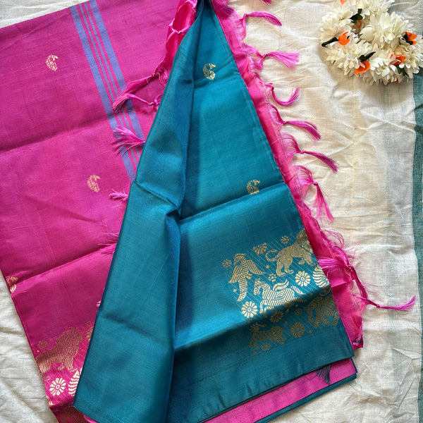 Ezhili handwoven silk Chinnalampattu