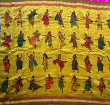Tabitha Venkatagiri silk cotton with contemporary art print