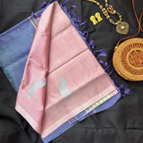 Ambali silk Chinnalampattu with blouse